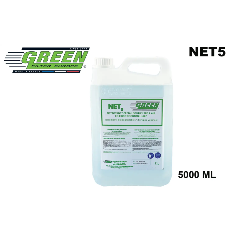 Nettoyant Filtre à Air Coton Green Filter 5L