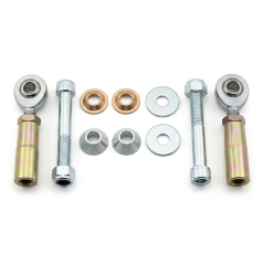 Pure Motorsport motorsport-spec uniball steering tie rod end kit with bump steer adjustment for Clio 2 RS.