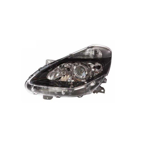 Phare avant Gauche fond noir Clio 3 phase 2
