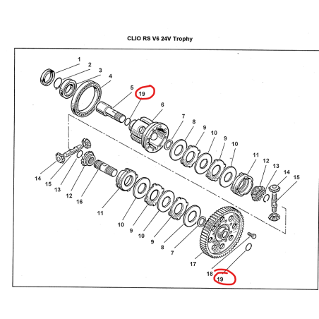 SADEV 32.2x3 Exit Axial Differencial O-Ring 0201005C | Renault Clio 2 V6 trophy