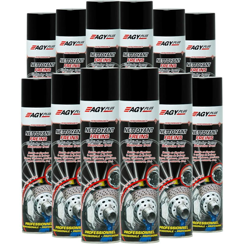 Nettoyant Frein Agy Plus 600ml (x12) | Véhicules Sport