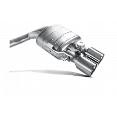 Slip On Akrapovic Homologué Inox AUDI S5 V8