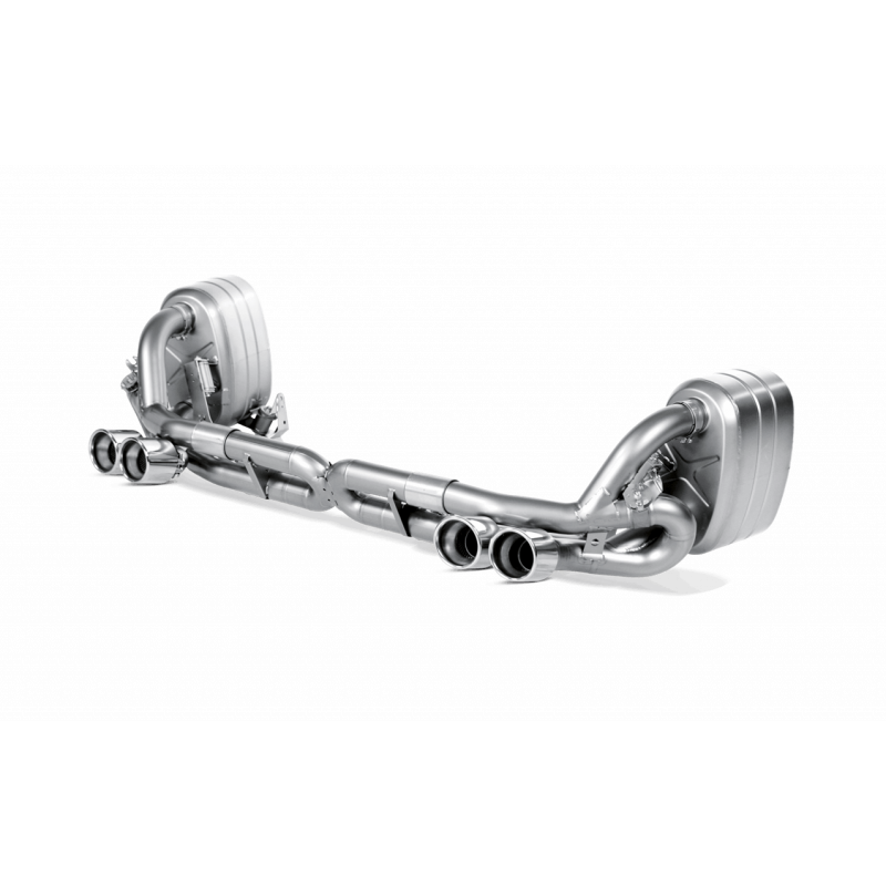 Slip-On Race Akrapovic Titane Porsche 911 Carrera S/4/4S/GTS et Cabriolet Type 997 DFI