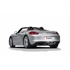 Slip-On Akrapovic Titane Porsche Boxster et Boxster S (981)