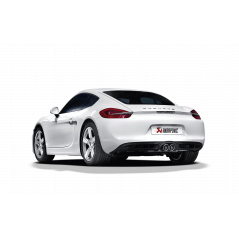 Slip-On Akrapovic Titane Porsche Cayman et Cayman S (981)