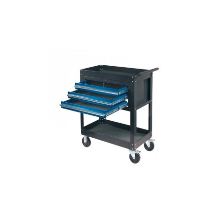 Servante atelier Clas 2 plateaux + 3 tirois