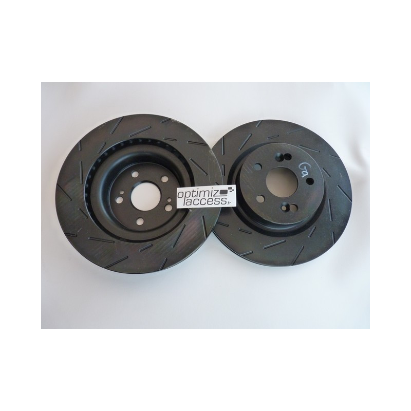 Disques Av EBC Ultimax Black Dash Clio 4 RS