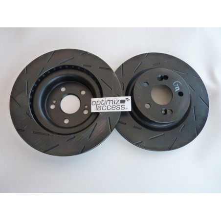 Disques Av EBC Ultimax Black Dash Clio 4 RS