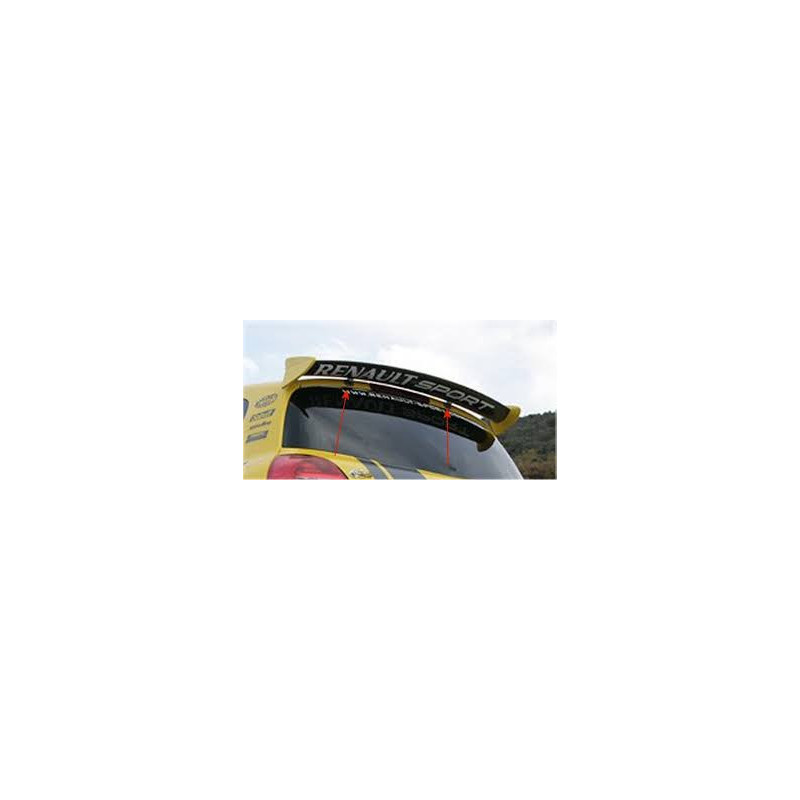 Becquet Arrière Pour Renault Clio III (2006-2012) - Aileron De Coffre Style Sport - 10