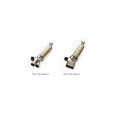 Ligne sans downpipe Twingo RS Double Sortie Ronde