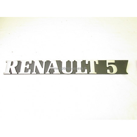 Logo Arrière \"RENAULT 5 GT TURBO\"