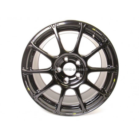 Pack Jantes ATS GTR 9x17 5x114.3 ET 42 Noir brillant Megane RS