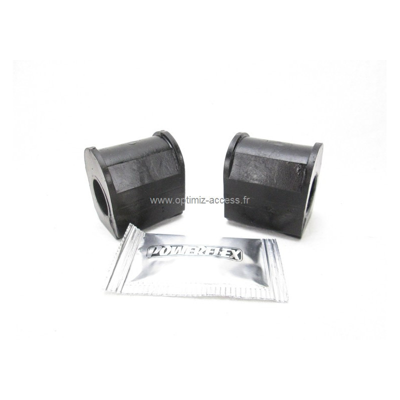 Kit Silent-blocs Int Barre Stab Powerflex Black Series Clio 16S 20mm