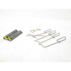 Kit fixation plaquettes arrieres Clio 2 RS